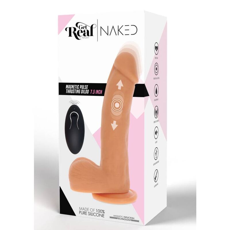 Vibrador Realístico Usb Movimento Pulsação Get Real