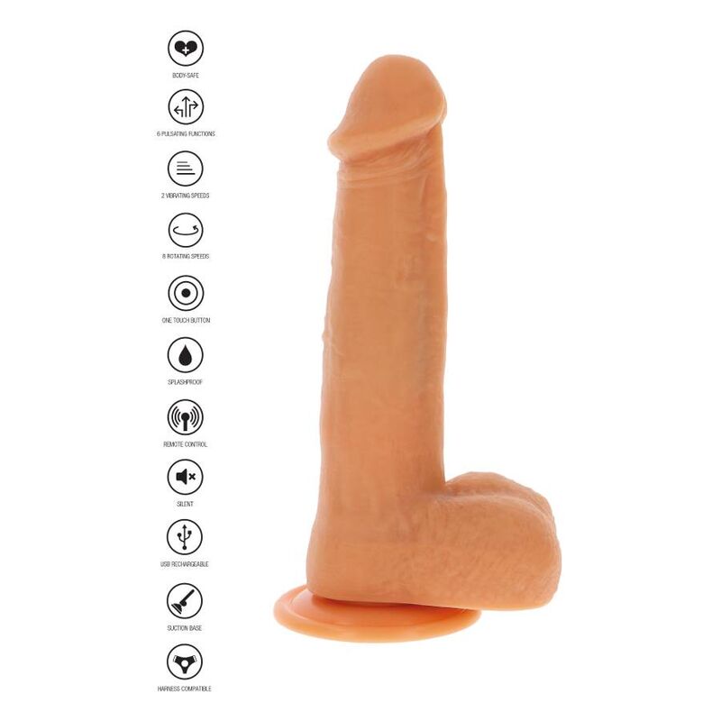 Vibrador Realístico Usb Movimento Rotação Get Real