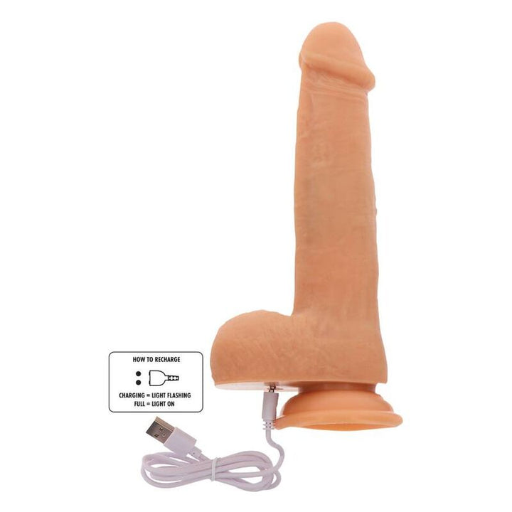 Vibrador Realístico Usb Movimento Rotação Get Real