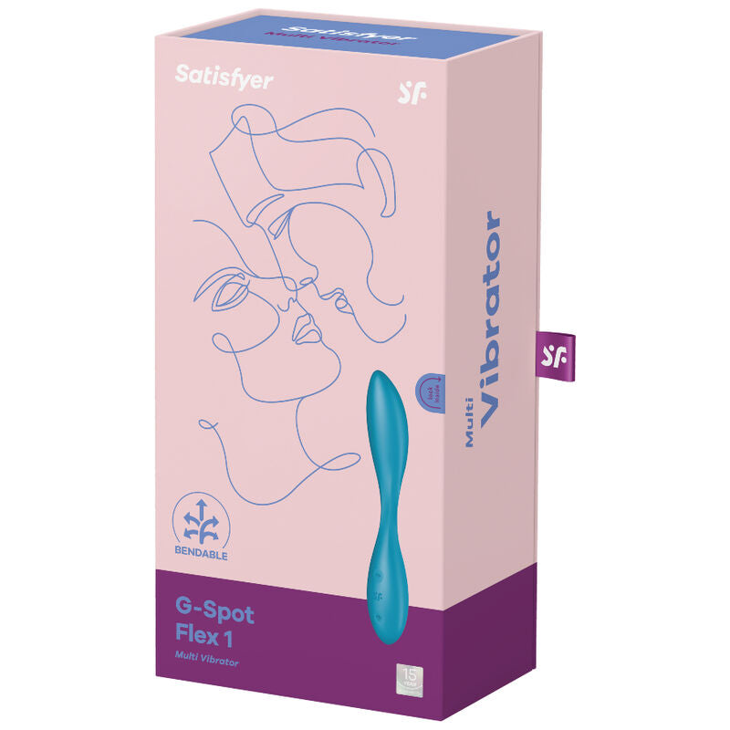 Vibrador Usb Articulável Satisfyer G-Spot Flex 1 Azul