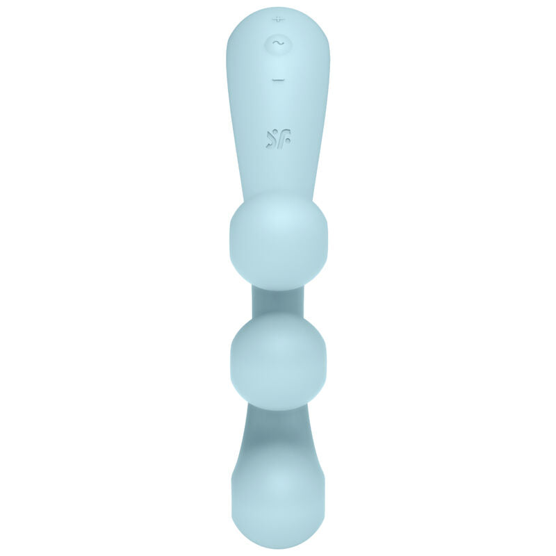 Vibrador Usb Articulável Satisfyer Tri Ball 2 Azul