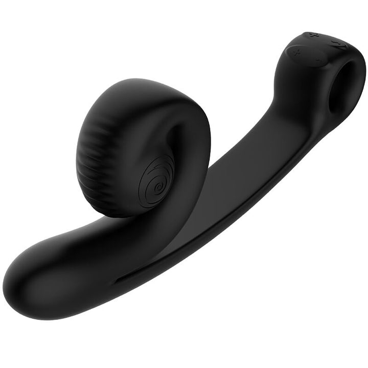 Vibrador Usb Estimulação Sincronizada Snailvibe Curve Preto