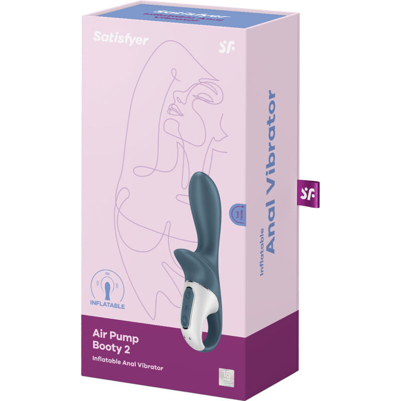 Vibrador Usb Insuflável Satisfyer Air Pump Booty 2
