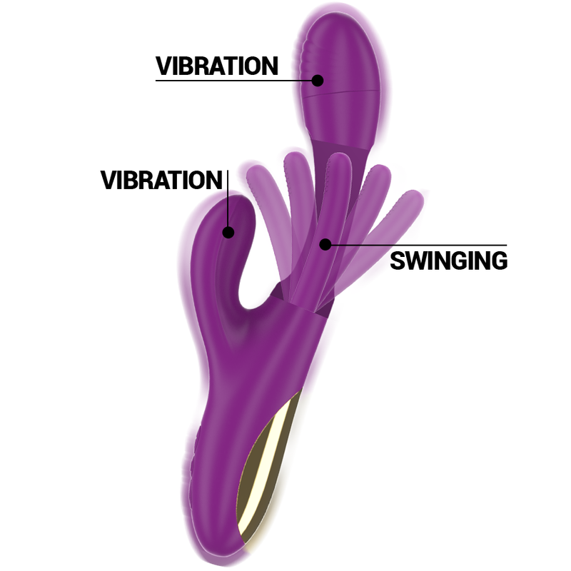 Vibrador Usb Movimento Língua Ponto-G Intense Apolo