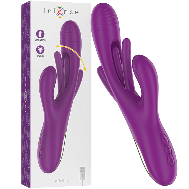 Vibrador Usb Movimento Língua Ponto-G Intense Apolo