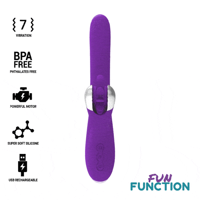 Vibrador Usb Movimento Língua Rotação e Movimento Movimento Rotação Fun Function