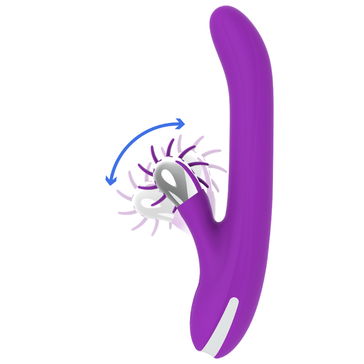 Vibrador Usb Movimento Língua Rotação e Movimento Movimento Rotação Fun Function