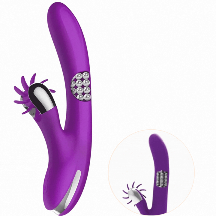 Vibrador Usb Movimento Língua Rotação e Movimento Movimento Rotação Fun Function