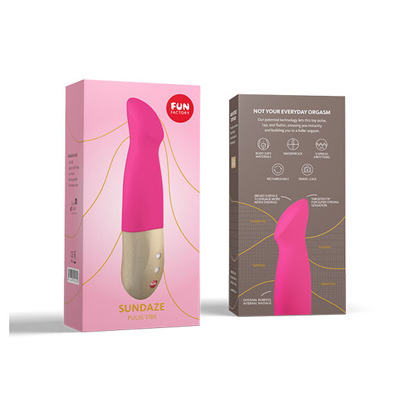 Vibrador Usb Movimento Pulsação Fun Factory Sundaze Rosa