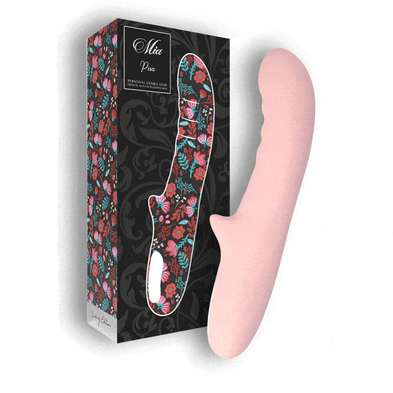 Vibrador Usb Movimento Rotação Mia Pisa