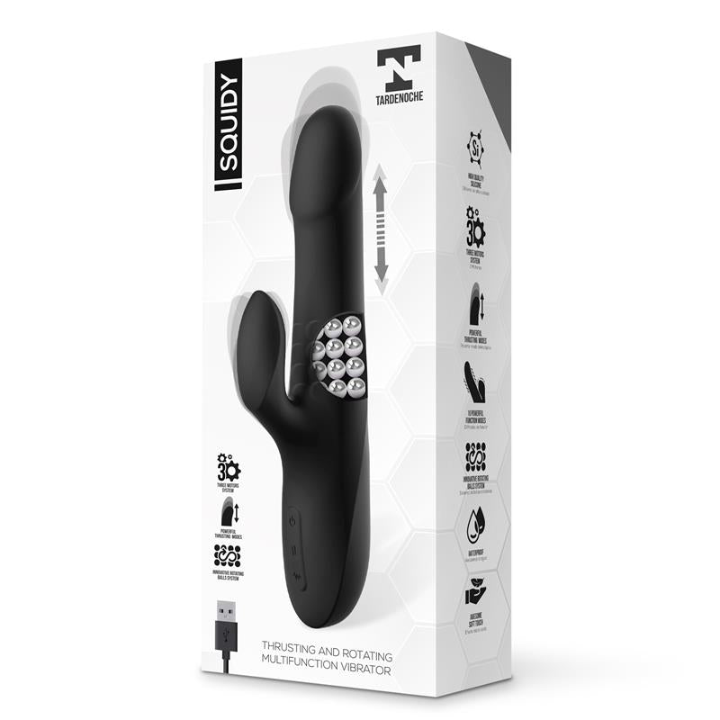 Vibrador Usb Movimento Rotação e Pulsação TardeNoche Squidy