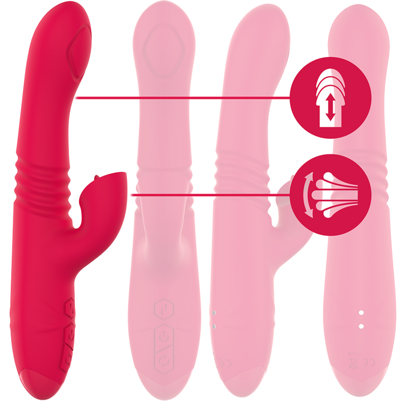 Vibrador Usb Movimento Telescópico Intense Dua