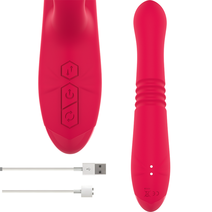 Vibrador Usb Movimento Telescópico Intense Dua