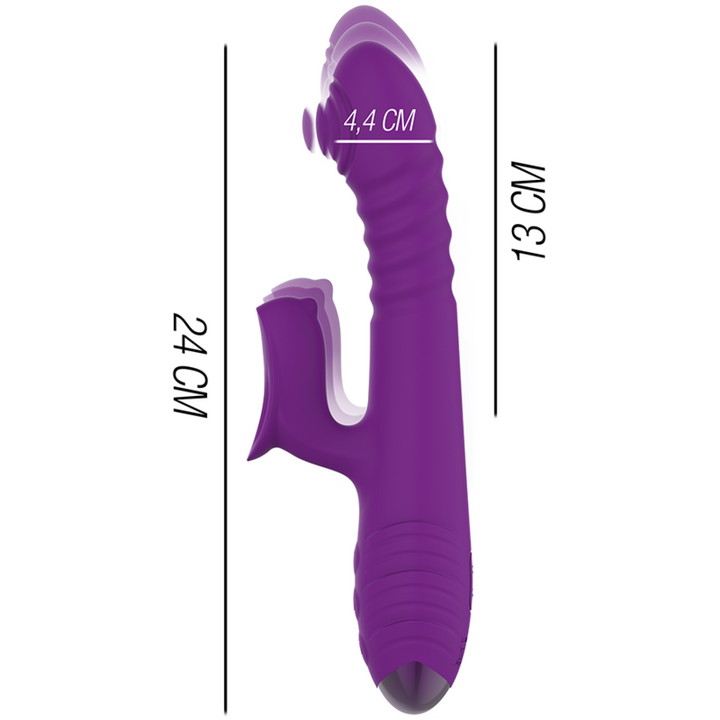 Vibrador Usb Movimento Telescópico Intense Iggy