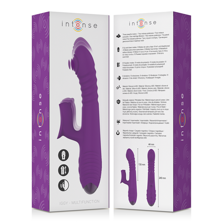 Vibrador Usb Movimento Telescópico Intense Iggy