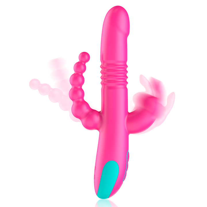 Vibrador Usb Movimento Telescópico e Rotação HappyLoki Donald Controlo Remoto Watchme