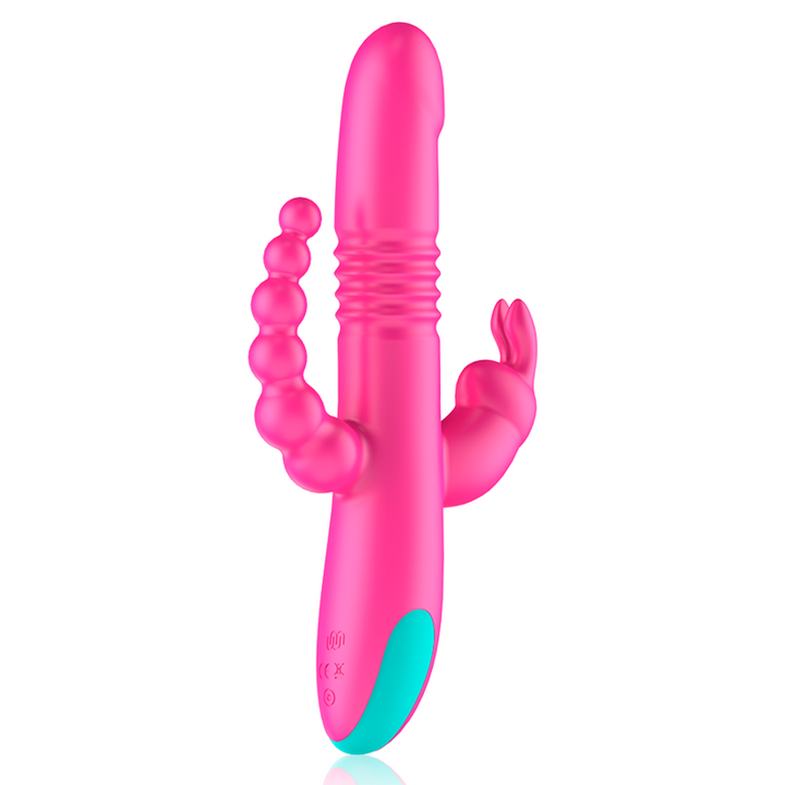 Vibrador Usb Movimento Telescópico e Rotação HappyLoki Donald Controlo Remoto Watchme