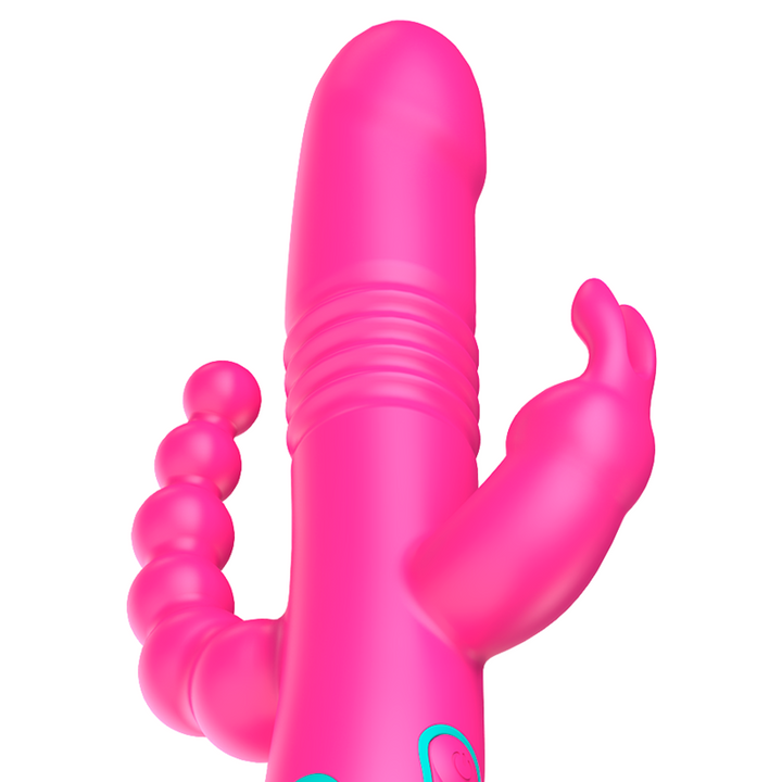 Vibrador Usb Movimento Telescópico e Rotação HappyLoki Donald Controlo Remoto Watchme