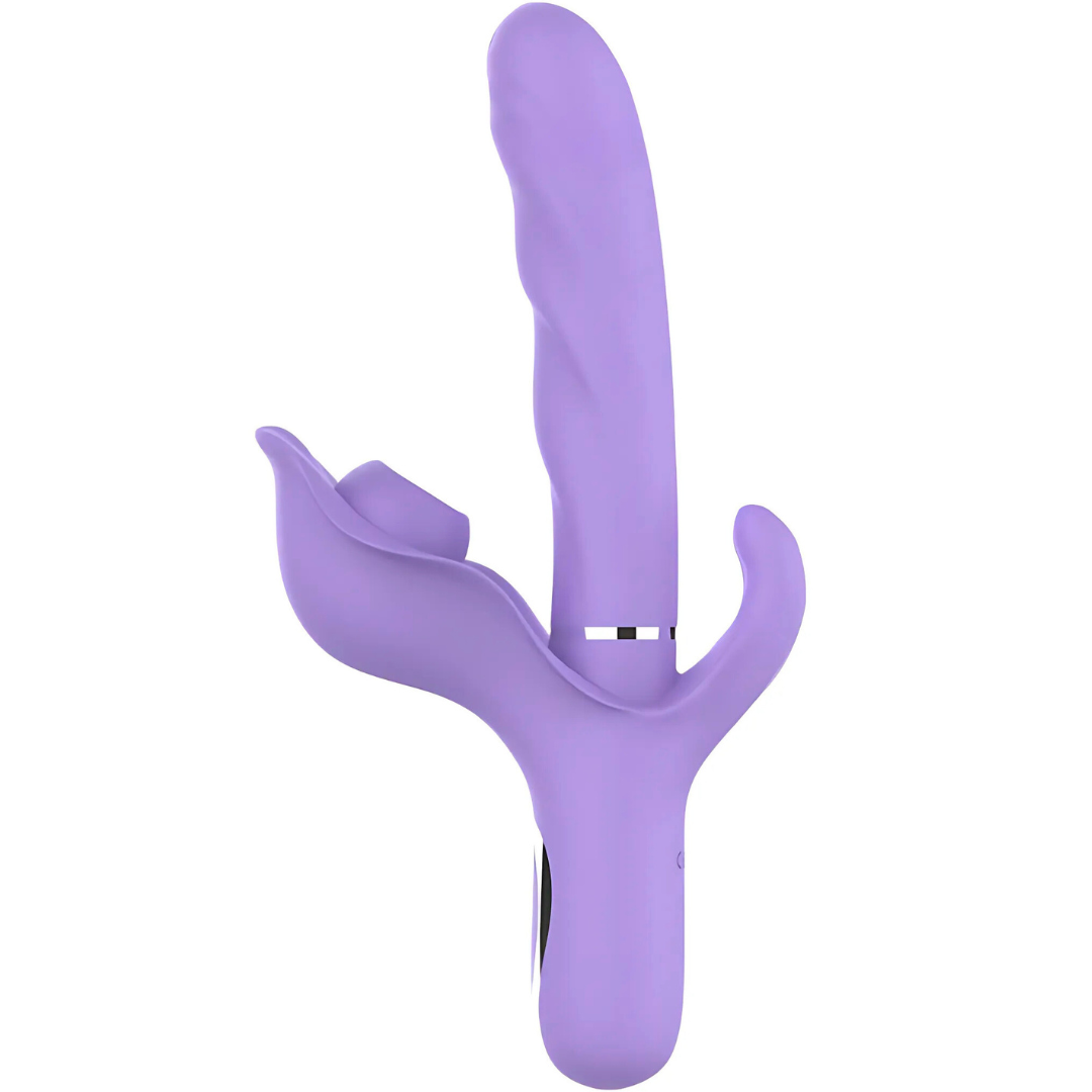 Vibrador Usb Movimento Telescópico e Sucção Intense Billie