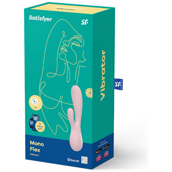 Vibrador Usb Satisfyer Mono Flex Rosa Controlo Remoto App