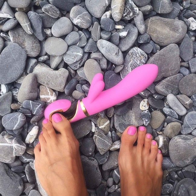 Vibrador Usb Silicone Alcochoado Gvibe GRabbit