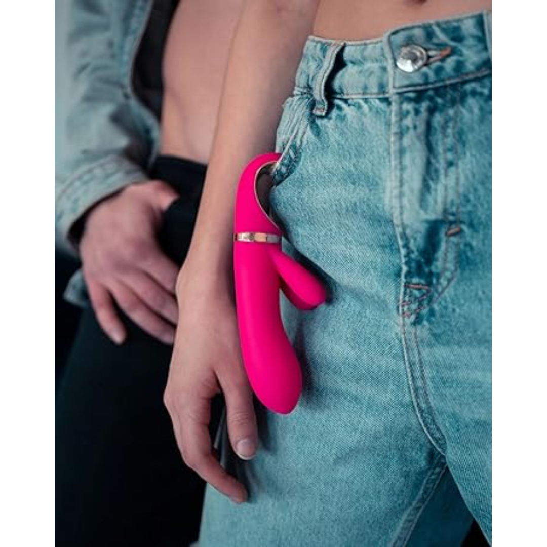 Vibrador Usb Silicone Alcochoado Gvibe GRabbit Mini