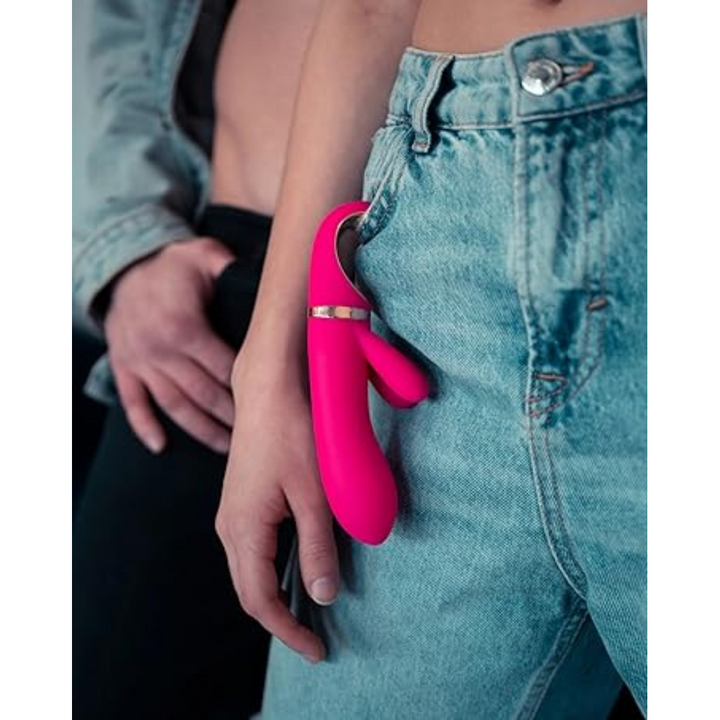 Vibrador Usb Silicone Alcochoado Gvibe GRabbit Mini