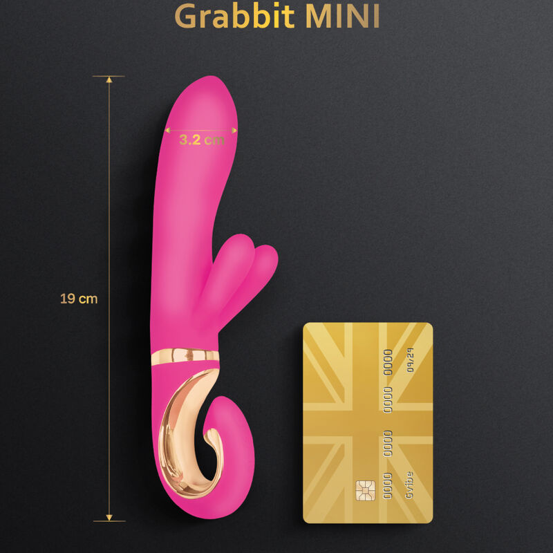 Vibrador Usb Silicone Alcochoado Gvibe GRabbit Mini
