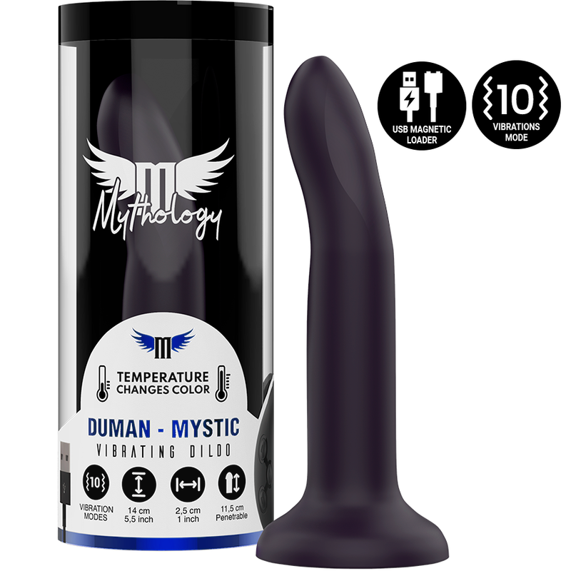 Vibrador Usb Silicone Alcochoado Mythology Duman Mystic S Controlo Remoto Watchme