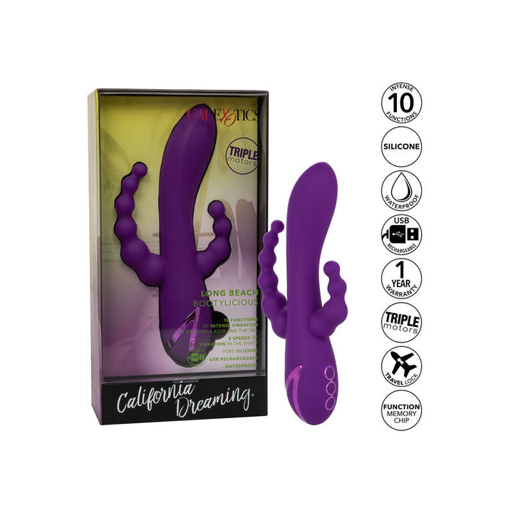 Vibrador Usb Triplo Calex Long Beach