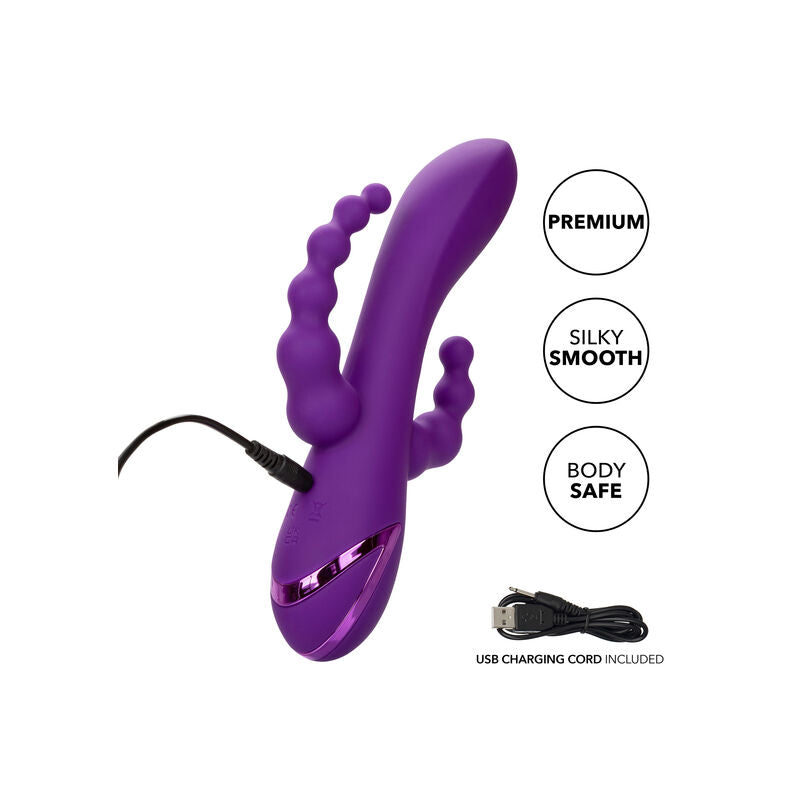 Vibrador Usb Triplo Calex Long Beach