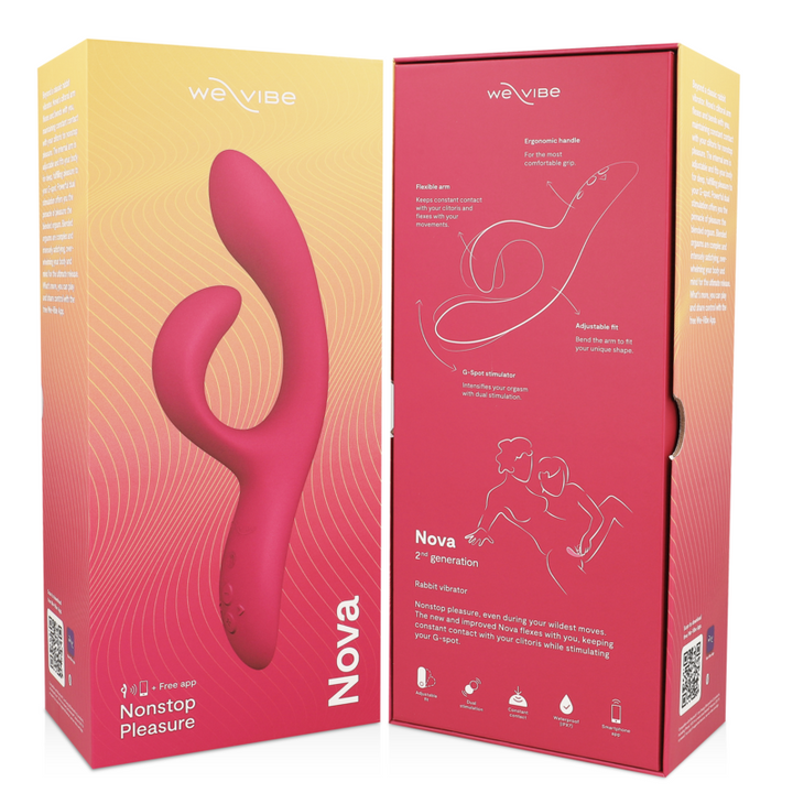 Vibrador Usb We-Vibe Nova 3 Rosa Controlo Remoto App