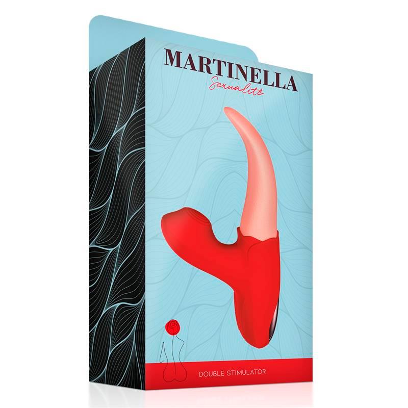 Estimulador Duplo Usb Movimento Língua e Pulsação Martinella Dual