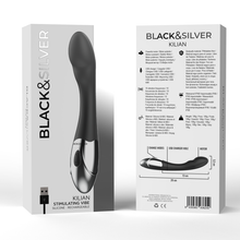 Carregar imagem no visualizador da galeria, Vibrador Black&amp;Silver Kilian USB
