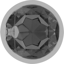 Carregar imagem no visualizador da galeria, Plug Anal Metal Com Cristal Preto Intense S

