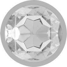 Carregar imagem no visualizador da galeria, Plug Anal Metal Com Cristal Transparente Intense S
