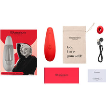 Carregar imagem no visualizador da galeria, Estimulador Sucção Womanizer Marilyn Monroe Classic 2 Vermelho USB
