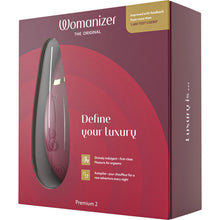 Carregar imagem no visualizador da galeria, Estimulador Sucção Womanizer Premium 2 Vermelho USB
