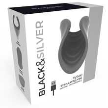 Carregar imagem no visualizador da galeria, Masturbador Black&amp;Silver Winki USB
