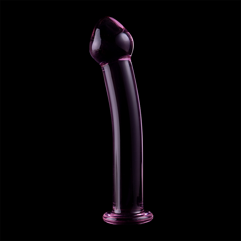 Dildo De Vidro Ibiza N10 Rosa 15x3cm
