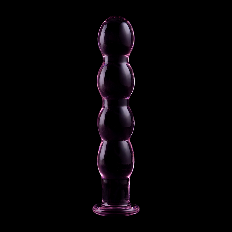 Dildo De Vidro Ibiza N11 Rosa 15x3.5cm