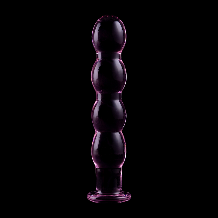Dildo De Vidro Ibiza N11 Rosa 15x3.5cm