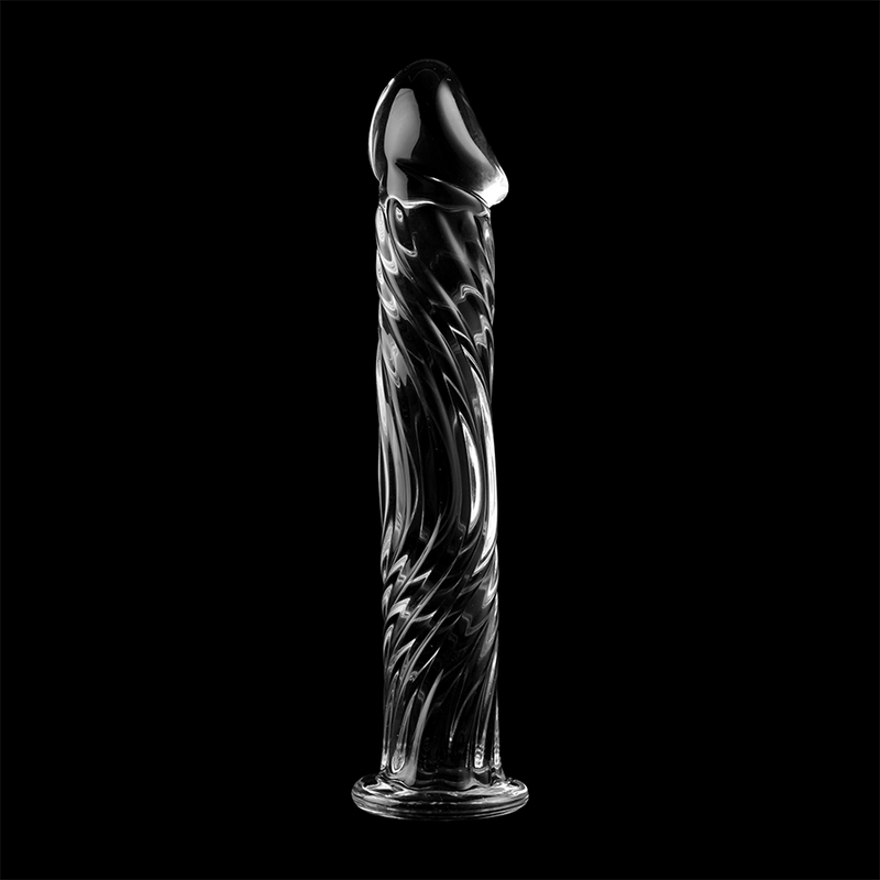 Dildo De Vidro Ibiza N12 Transparente 16x3.5cm