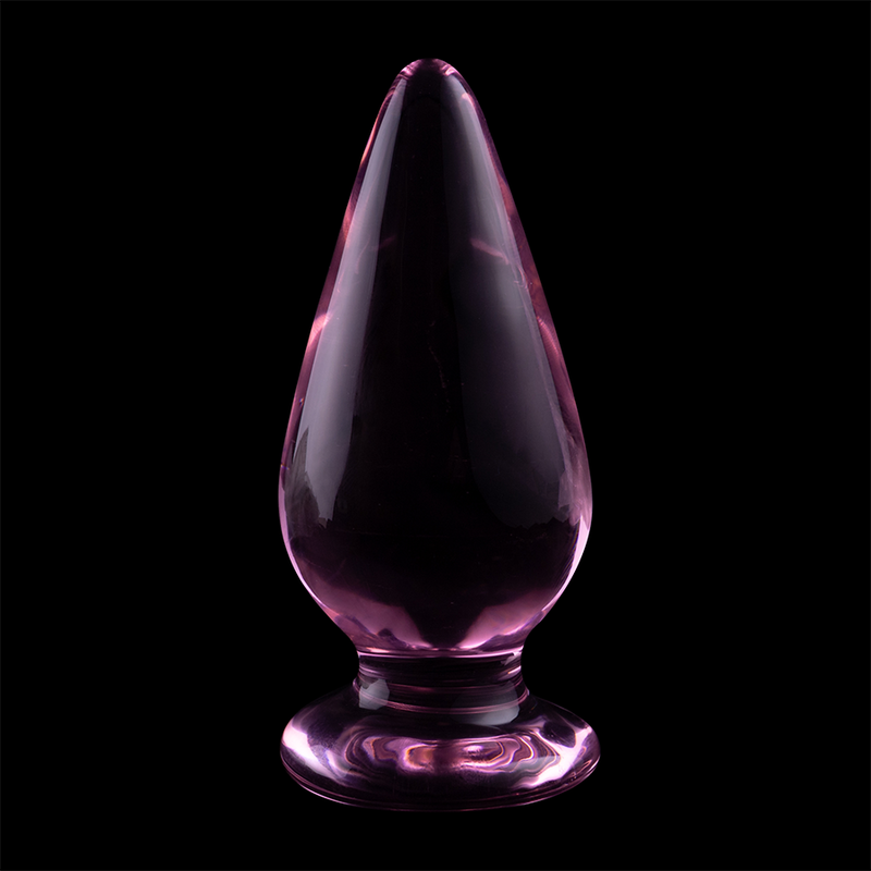 Dildo De Vidro Ibiza N4 Rosa 10x5cm