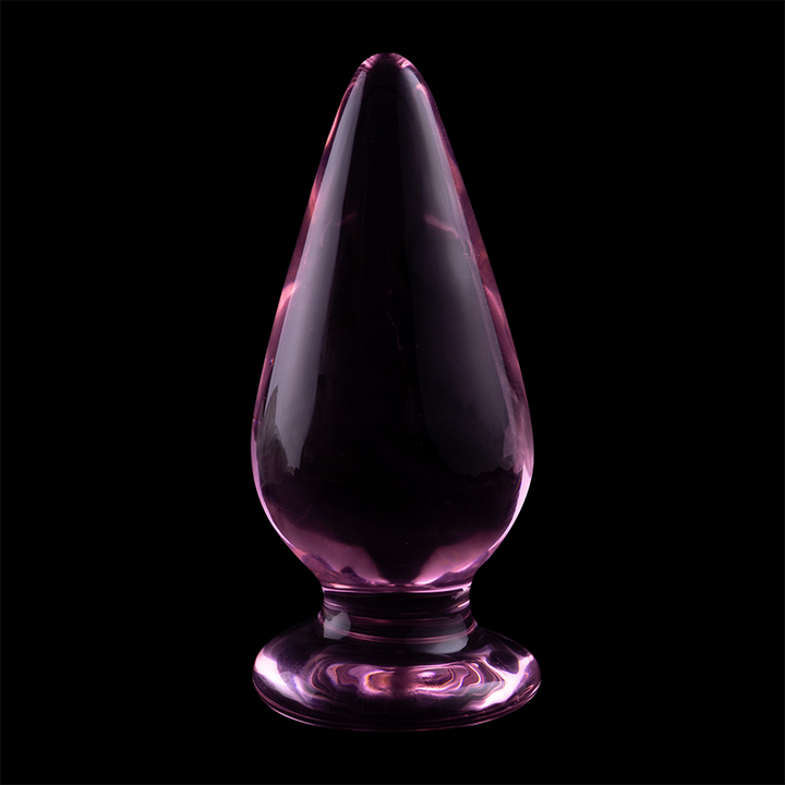 Dildo De Vidro Ibiza N4 Rosa 10x5cm