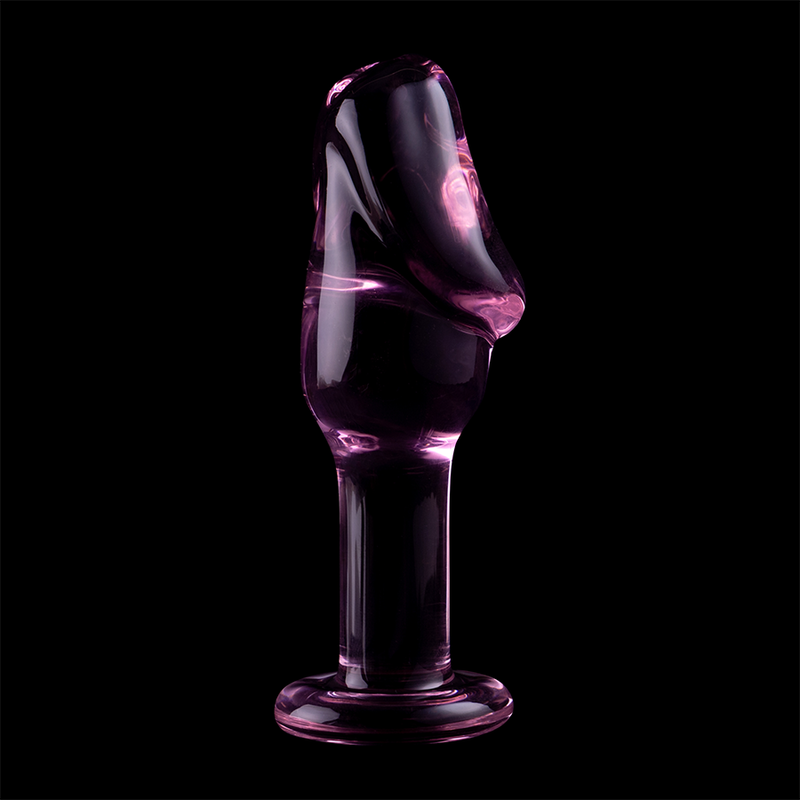 Dildo De Vidro Ibiza N6 Rosa 11.5x4cm