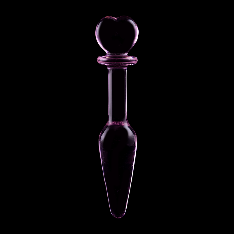Dildo De Vidro Ibiza N7 Rosa 10x3cm