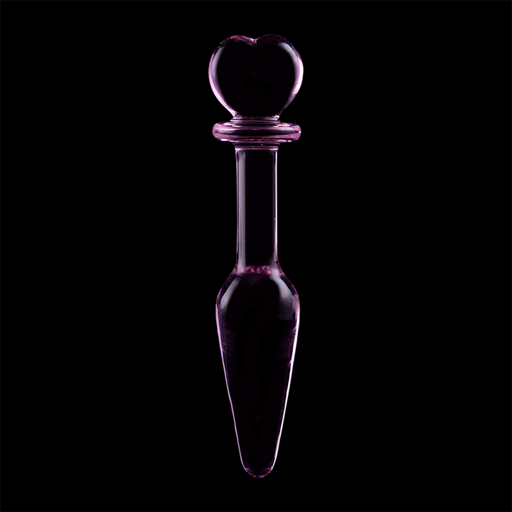 Dildo De Vidro Ibiza N7 Rosa 10x3cm