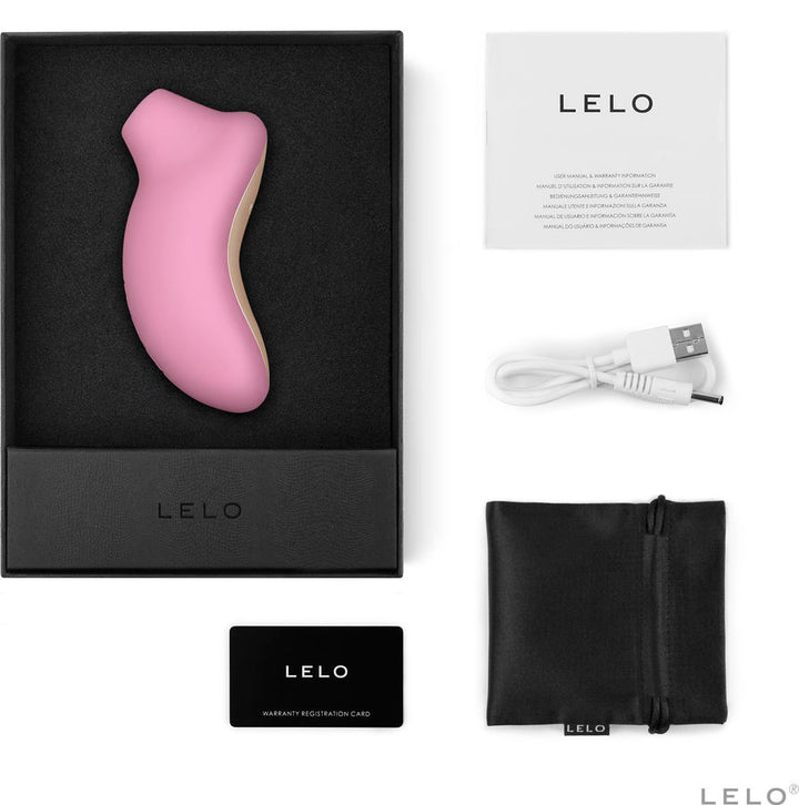 Estimulador Sucção Clitóris Lelo Sona Cruise Rosa Claro USB