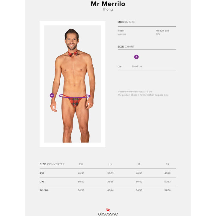 Fantasia Obsessive Mr.Merrilo Tanga e Laço